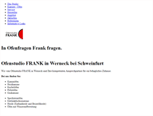 Tablet Screenshot of ofenstudiofrank.de
